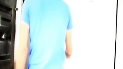 School Bathroom Fun: All-Boy Break (Amateur Ass Play) - Horny Seniors Make Their Move!