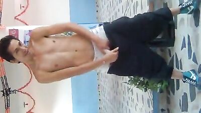 Young Beast Strips Naked - Amateur Voyeur Music