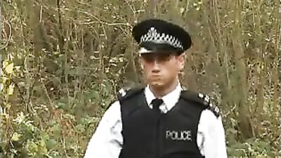 British Cop Fucks His Way To Freedom - Bareback Edition!