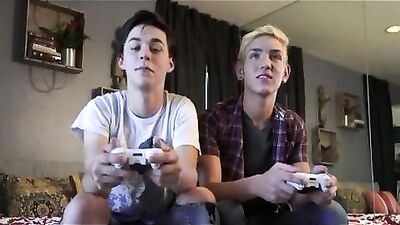 Gamer Boys Get Naked - Action Amateur Ass Play!