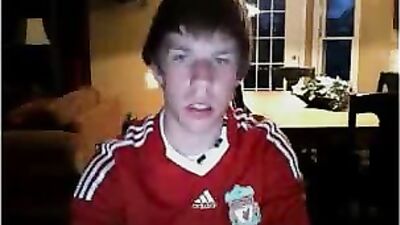 Liverpool Ball Control - Webcam Guy Jerks Amature Porn!
