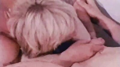 Blonds in Bed Fun: Two Hot Vintage Blondes Get Frisky In Action Oral Play!