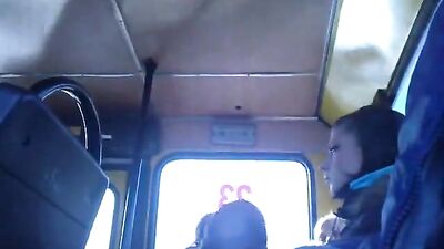 Fearless Exhibitionist on Bus XXX - Amateur Cum Shots Voyeur Gay Porn Video