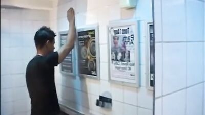 Toilet Encounter: Horny Twinks Reconnect in the Clubs Bathroom!