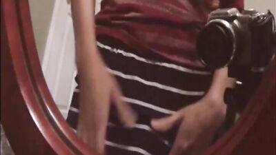 Mirror Masturbation Twink - Cum on Webcam!