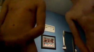 Gay Porn Video: Two Boys Jerking It on Skype!