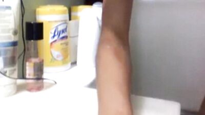 Cumming in the Bathroom - Young and Ready!