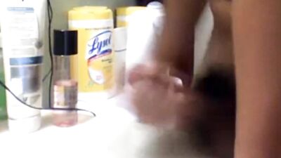 Cumming in the Bathroom - Young and Ready!