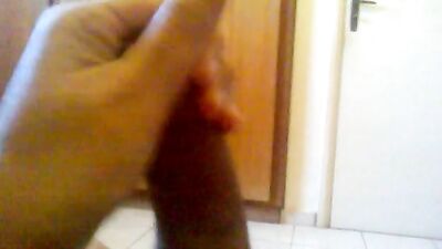 Me Jerking off - Latino Web-Cam Solo Handjob Amateur Cum Shots!