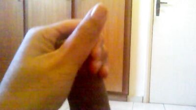 Me Jerking off - Latino Web-Cam Solo Handjob Amateur Cum Shots!