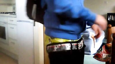 Sagging for Lime Green Boxer Briefs: Martys Gay Porn Debut!