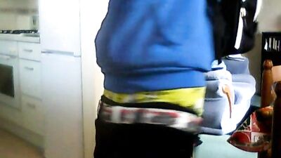 Sagging for Lime Green Boxer Briefs: Martys Gay Porn Debut!