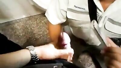 Gangbang Suckfest: Action Amateur Asian Guy Gets Sucked Off!