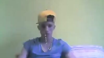 Sexy boys in hot handjob action!