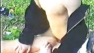 Two young boys in nature act