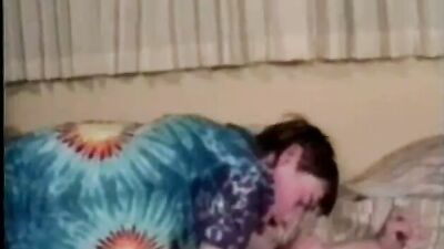 Tie-Dyed Twink Cums on Long-Haired Bedroom Floor