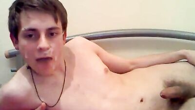 Cum In His Mouth - Amateur Cum Shots Solo