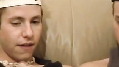 Jerking Together: Cum Shots Blond Boys Handjob!