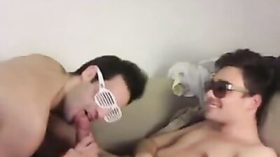 With spectacles always! Amateur Cum Shots: The Eye-Pleasing Exhibitionist!