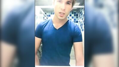 Bathroom Bangers: Blonde Boys in Action