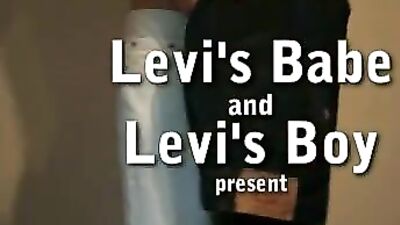 Strawing Levis Jeans - Amateur Cum Shots and Handjobs