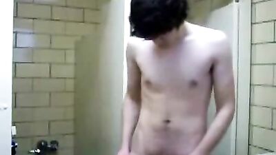 Public Bathroom Wank: Men in Suits Going Down Under the Stalls