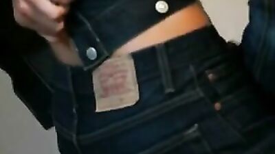 Straw Levis Jeans Amateur Cumshots Handjob Revamped!