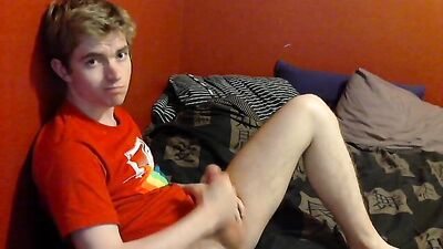 Twink Jack Off Tease - Amateur Big Cocks Handjob Delight