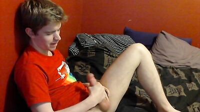 Twink Jack Off Tease - Amateur Big Cocks Handjob Delight