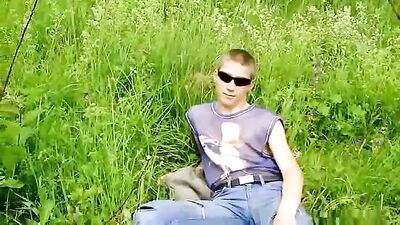 Young Cum Master in the Field: An Amateur Adventure