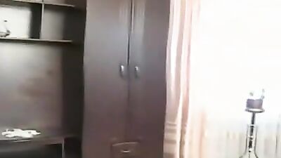 Shaggy Russian Boy - Cumming Solo In His Home