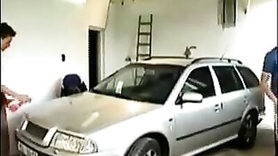 Gay Porn - Breaking in the New Car : Action Group Sex