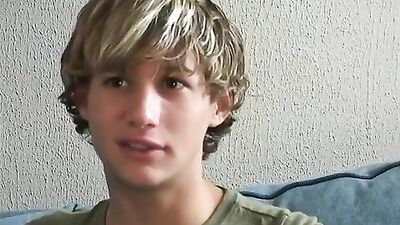 Young Amateur Blond Boy Cum Shots with Sammy Case - Gay Solo Teen Porn!