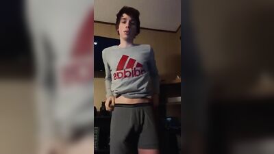 Young Bareback Looseballs Cumshots: Lava Load Explosion!