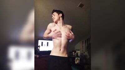 Gay Fun Twink Cuddles and Fucks: A Hot Boy Dancer Show!