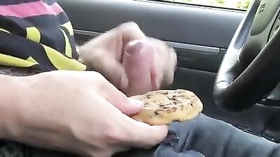 Gangbang in the car with cum shots on the cake!