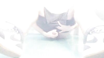 Gay Bathroom Cumshot: Teen Boy Shoots Big Load on Floor