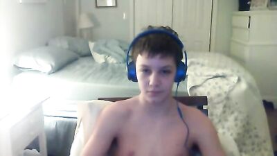 Gay Porn - Teen Boys Fun - Masturbation in Bedroom Cam