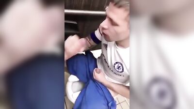 Gay Toilet Oral Cum Cocksucker: Cum to Mouth Amateur Shots!