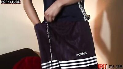 British Teenage Boys Oil Up for Gay Porn Shoot and Cum Load!