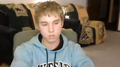 Gay Teen Cum Play: Living Room Explosion!