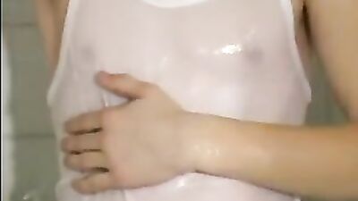 Young Blond Coachs Cock Shower
