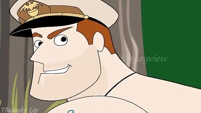 Army Orgy: Bareback Ass Play Cartoons!