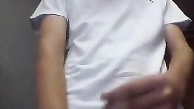Young white jersey masturbates