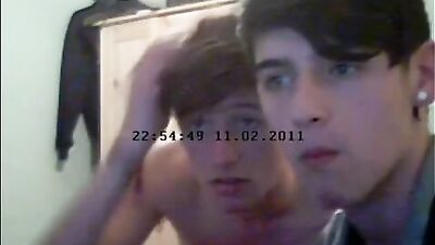 Gay Twink Oral Webcam Adventure: Two Boys Web Cam Fun