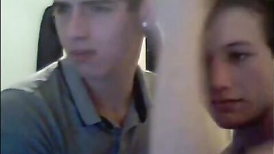 Gay Twink Oral Webcam Adventure: Two Boys Web Cam Fun