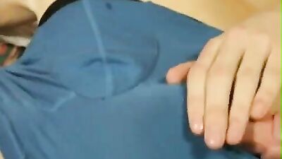 Cumming Teen Assplay with Cute Blond