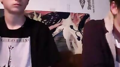 Hot Amateur Cum Shots & Handjobs - He Wanks His Friend Off!