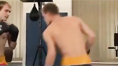 Boxing Bareback Duo - Getting it on!