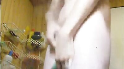 Masturbating in the sauna - Blond Boys Cum Shots